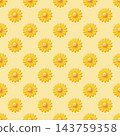 pattern with chamomile flowers 143759358