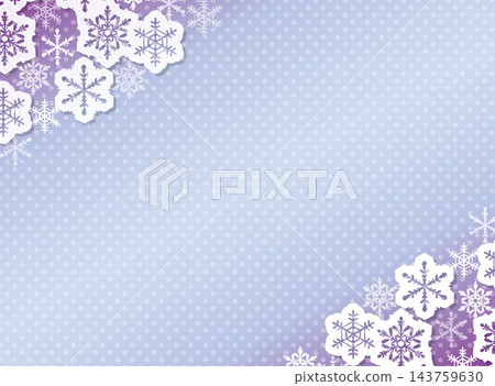 剪紙風格雪花背景插圖邊框 剪紙風格雪花背景插圖邊框 143759630