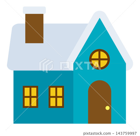 Snow-covered house 01 Snow-covered house 01 143759997