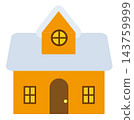 Snow-covered house 03 143759999