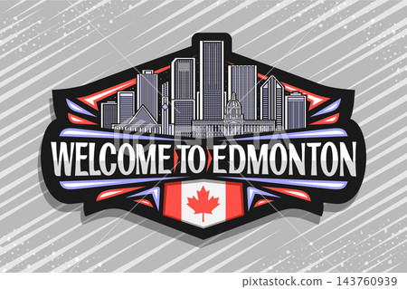 Vector logo for Edmonton Vector logo for Edmonton 143760939