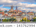 Downtown Lausanne city skyline, cityscape of  switzerland 143762994