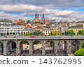 Downtown Lausanne city skyline, cityscape of  switzerland 143762995