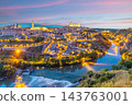 Toledo city skyline, cityscape of  Spain 143763001