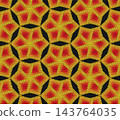 Geometric kaleidoscope vector illustration 143764035
