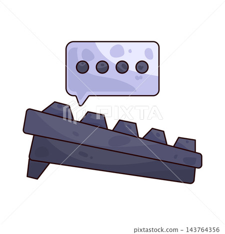 Illustration of Keyboard Illustration of Keyboard 143764356