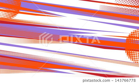 Dynamic sport poster with bold orange patterns Dynamic sport poster with bold orange patterns 143766778