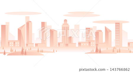 Light city skyline abstract warm background Light city skyline abstract warm background 143766862