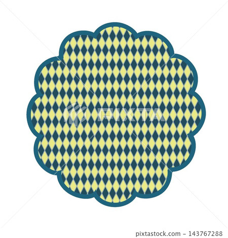 Flower-shaped background illustration Flower-shaped background illustration 143767288
