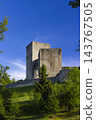 Landstejn castle standing on green hill in Jihocesky kraj Landstejn castle standing on green hill in Jihocesky kraj 143767505