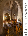 Historic church interior in Saint Fargeau, France Historic church interior in Saint Fargeau, France 143767522