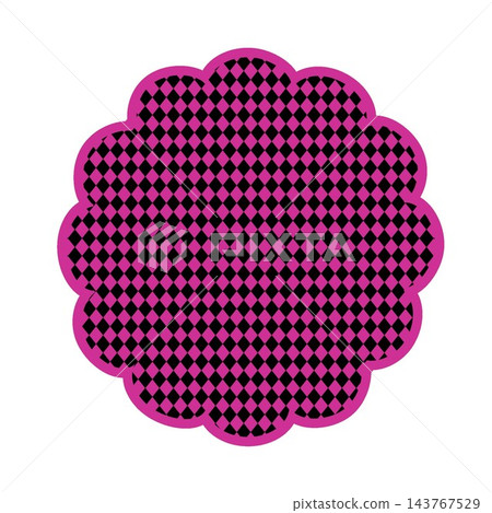 Flower-shaped background illustration Flower-shaped background illustration 143767529