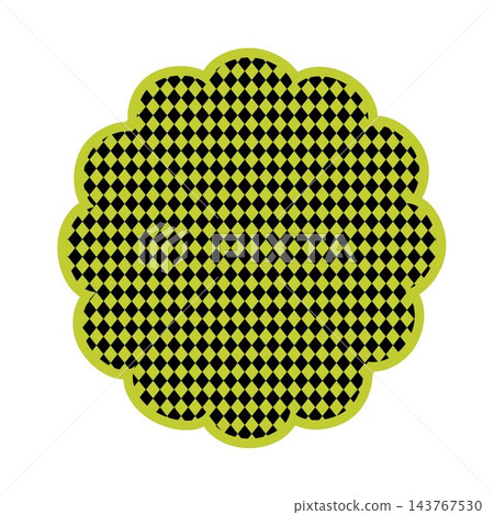 Flower-shaped background illustration Flower-shaped background illustration 143767530