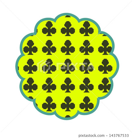 Flower-shaped background illustration Flower-shaped background illustration 143767533