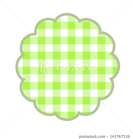 Flower-shaped background illustration 143767536