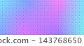Dreamy magenta and purple gradient blend on fine graph grid paper. Y2k squared pattern with turquoise glow and cross points for planner cover. Trendy vector grid background in vivid magenta neon 143768650