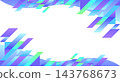 A blue geometric background material combining diagonal and wavy lines. 143768673