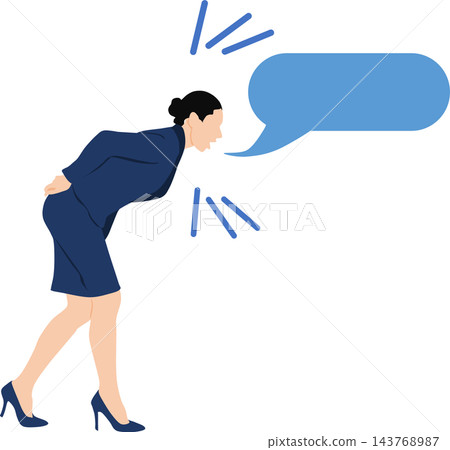 女商人爭論的插圖 女商人爭論的插圖 143768987