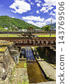 Takeda Castle Town, JR Takeda Station, railway tracks, Asago City, Hyogo Prefecture 143769506