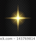 金色光暈和光向量效果（光暈效果） 143769814