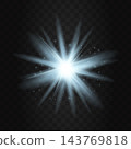 銀色閃光光向量特效 - 閃光和光效 143769818