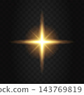 金色光暈和光向量效果（光暈效果） 143769819