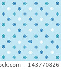 Winter background snowflake  Pattern	 143770826