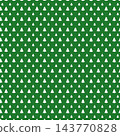 Green and White Christmas Tree Pattern 143770828