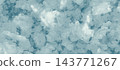 Ice crystals macro texture in blue tones 143771267