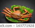 Red snow crabs are caught in the Sea of Japan from Shimane Prefecture to Hokkaido. 143771928