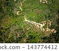 Deforestation aerial photo,Forest destroyed environmental damage from deforestation and land erosion in rural areas,Deforestation environmental destruction,Rainforest destroyed for human development 143774412