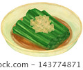 煮菠菜的插圖 143774871