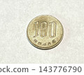 Japanese 100 Yen coin 143776790