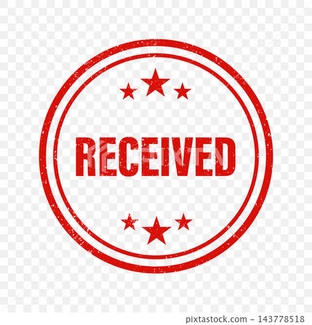 Received Stamp for Documents, Vector Illustration. Mail and Office Records. Received Stamp with Red Round Seal and Stars. Received Stamp Vector Illustration Received Stamp for Documents, Vector Illustration. Mail and Office Records. Received Stamp with Red Round Seal and Stars. Received Stamp Vector Illustration 143778518