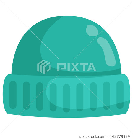 Woolen warm cap for christmas posters snow sports apparel and cozy knitted graphics 143779339