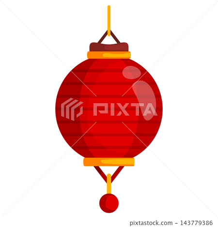 Giant red and yellow paper lamp for tall hanging displays oriental celebration posters and festive graphics Giant red and yellow paper lamp for tall hanging displays oriental celebration posters and festive graphics 143779386