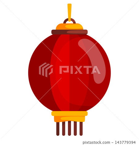 Red and yellow globe paper lamp for lunar new year graphics oriental decoration and festive hanging designs Red and yellow globe paper lamp for lunar new year graphics oriental decoration and festive hanging designs 143779394