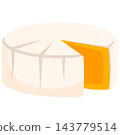 Tasty aged cheese piece for snack menus gourmet shops and appetizer graphics 143779514