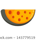 Mature cheese portion for appetizer menus recipe blogs and dairy shop graphics 143779519