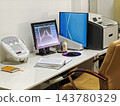 Workplace and equipment of radiologist doctor 143780329
