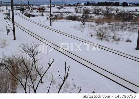 雪國上越本線鐵軌 143780750