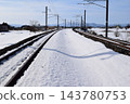 雪國上越本線鐵軌 143780753
