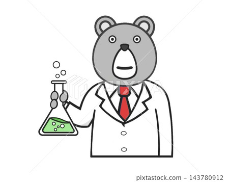 熊科學家的插圖 熊科學家的插圖 143780912