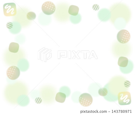 Valentine's Day-themed frame (green) 143780971