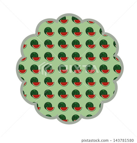 花朵形狀的背景插圖 143781580