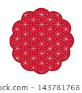 花朵形狀的背景插圖 143781768