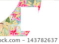 Tropical floral frame with pink plumeria, green foliage, yellow butterflies and copy space. Hand painted watercolor for invitations, greeting cards, posters, prints, stationery, packaging and branding 143782637