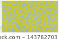 Stylish Japanese modern washi paper featuring a traditional Japanese "ginkgo leaf" pattern depicted in a woodblock print style. 143782703