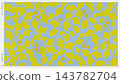 Stylish Japanese modern washi paper featuring a traditional Japanese "ginkgo leaf" pattern depicted in a woodblock print style. 143782704