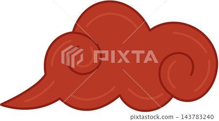Red Chinese traditional swirling auspicious cloudRed Chinese traditional swirling auspicious cloud Red Chinese traditional swirling auspicious cloudRed Chinese traditional swirling auspicious cloud 143783240